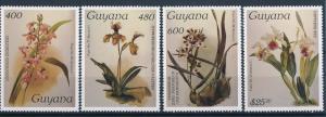 [63894] Guyana 1987 Flora Flowers Blumen Orchids MNH