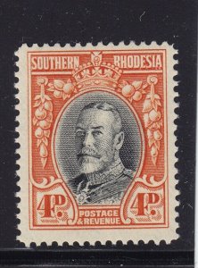 S. Rhodesia Scott # 29a F-VF OG lightly hinged nice color cv $ 39 ! see pic !