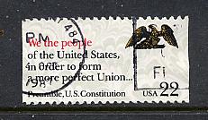 Scott # 2356  used BP single  Drafting the Constitution