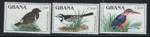 Ghana 1148-50 MNH 1989 Birds (fe3389)