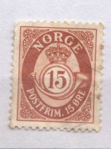 EARLY ISSUED NORWAY FINE USED  POSTAL MARK
