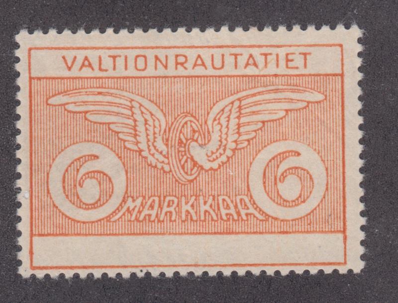 Finland HS 66 MLH. 1945 6m State Railway Stamp, scarce