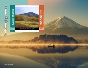 Guinea-Bissau - 2021 Japanese Volcanoes - Stamp Souvenir Sheet - GB210509b2