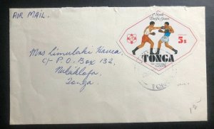 1960s Vavau Tonga Toga Airmail cover To Nukualofa South Pacific Games Stamp