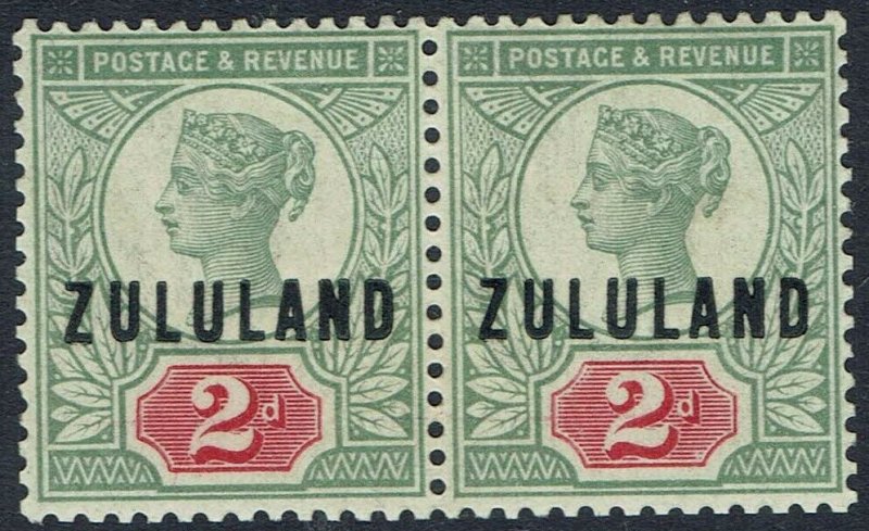 ZULULAND 1888 QV GB 2D PAIR  