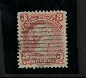 Canada #25b Extra Fine Used Gem On Thin Paper