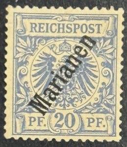 DP Stamps, Mariana Islands, 1899, SC 14a, MLH, VF