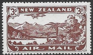 New Zealand C1-a  1931  3d airmail   Mint VF NH