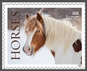 US 5891 Horses A F single MNH 2024 after June 30