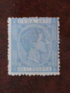 ​CUBA-1880-SCF#91-KING ALFONSO XII -MH -VF-144 YEARS OLD WE SHIP TO WORLDWIDE