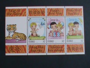 ​IRELAND- YEAR OF THE LOVELY TIGER, LOVELY CARTOON LOVERS MNH S/S-SHEET VF