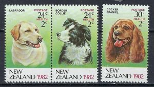 New Zealand B113a-14 MNH 1982 Dogs (ak2715)