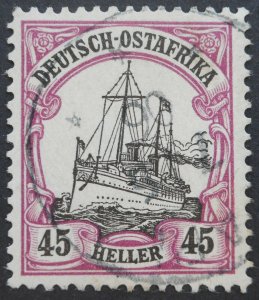 German East Africa 1905 Forty Five Heller Michel 28b used