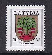 Latvia   #450b  1999   MNH   10s   Arms  Valmiera   1999
