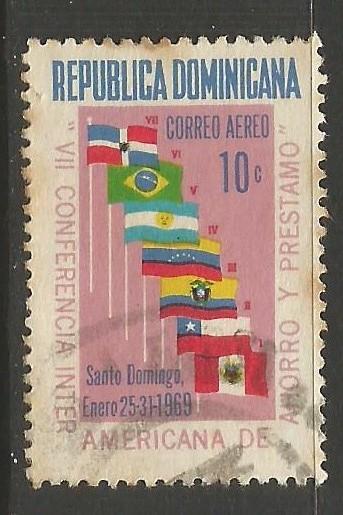 Dominican Rep. C163 VFU FLAGS 195G-2