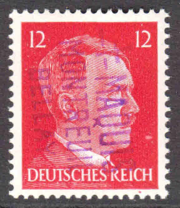 GERMANY 514 LIBERATION MONTREUIL BELLAY OVERPRINT OG NH U/M VF BEAUTIFUL GUM