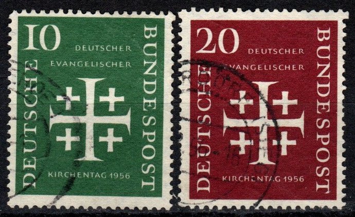 Germany #744-5 F-VF Used  CV $7.50 (P469)