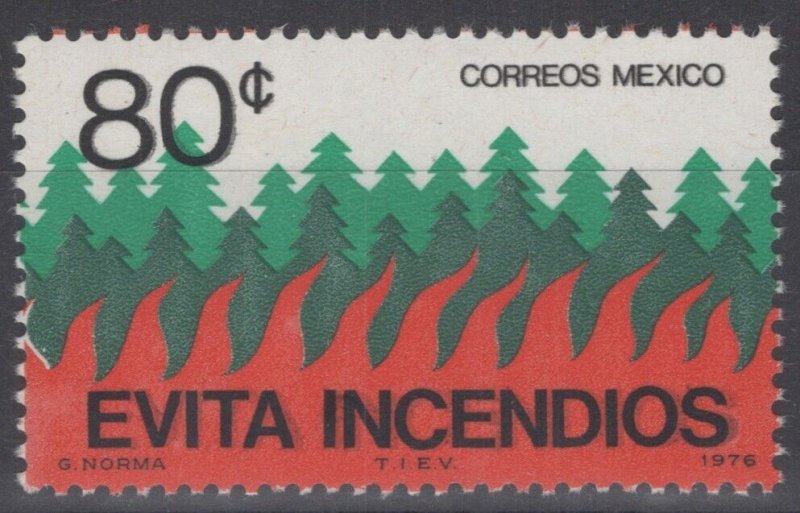 ZAYIX - Mexico 1146 MNH Forest Fire Nature   071422S62