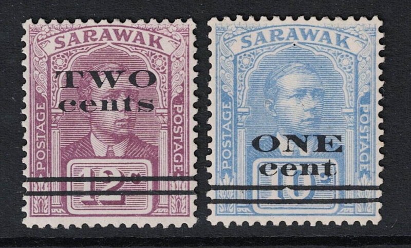 Sarawak SG# 72 & 73 Mint Light Hinged - S20641