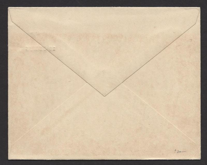 SEYCHELLES 1896 18c on 30c Brown TORTOISE Postal Stationery Envelope Unused