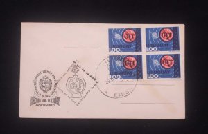 C) 1966 URUGUAY. FDC. GENERAL POST OFFICE, MULTIPLE STAMPS. XF