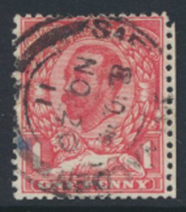 Great Britain SC# 152*  SG 329  George V Downey Head Used see detail & scans