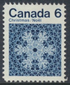 Canada  SC# 554  Used Snowflake  see  details & scans