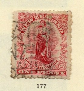 New Zealand 1900 Early Issue Fine Used 1d. NW-169842