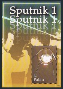 Palau 863 sheet, MNH. Sputnik 1, 2006.