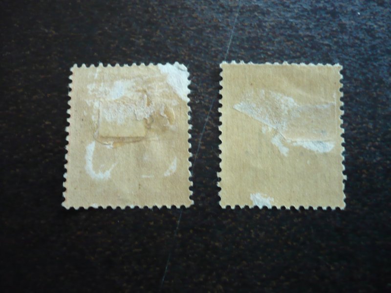 Stamps - France - Scott# M1, M5 - Mint Hinged Part Set of 2 Stamps