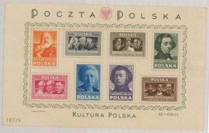 Poland #412a Mint (NH) Souvenir Sheet