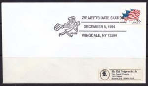 F1864   UNITED STATES   Cover # 2531      ZIP Meets Date Station