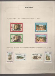 Montserrat Used Stamp Collection