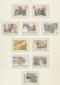 VATICAN - Scott 777-778 & C75-C82 - MNH - 1986