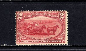 #286 US 2 CENT COPPER RED FARMING IN THE WEST-MINT-N/H-FINE-VF
