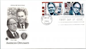 FDC 2006 Sc #4076 Habib & Bingham - Washington DC - Pair - J935