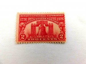 US #627 Liberty Bell, 2 cent, 1926, Mint/OG/Good/NH