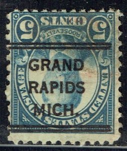 1926 5c 4th Bureau w/DLE PRECANCEL f/GRAND RAPIDS MI (637-246) INVERTED!