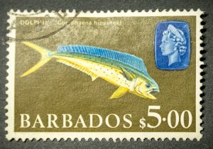 Barbados #280B USED Dolphin