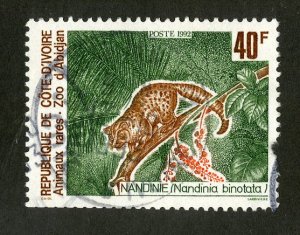 IVORY COAST 921 USED  BIN $.50