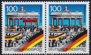 GERMANY BUND [1990] MiNr 1482 F34,II 2er ( **/mnh ) [01] Plattenfehler