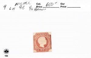 PORTUGAL  9   MICHEL 9B YEL BROWN   MLH