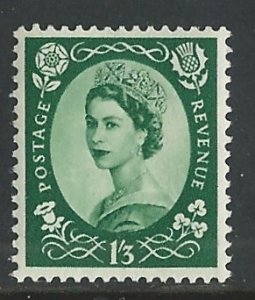 Great Britain # 307  QE II - 1sh3d. Definitive   1953  (1) Mint NH