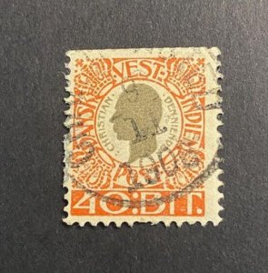 Danish West Indies Scott Number 35 Used