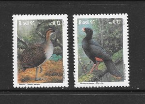 BIRDS - BRAZIL #2535-6  MNH