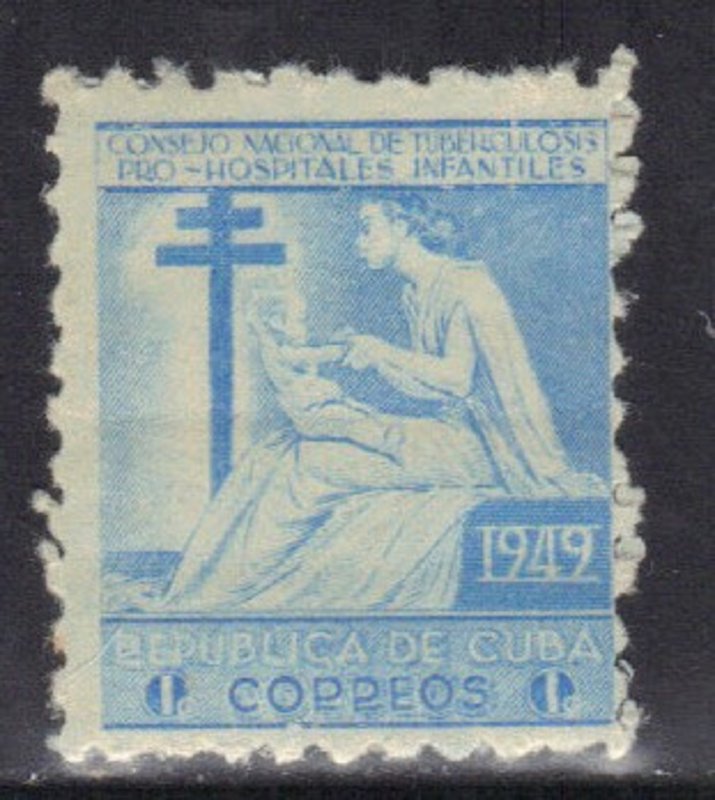 CUBA SC# RA9  **USED** 1949  1c     SEE SCAN