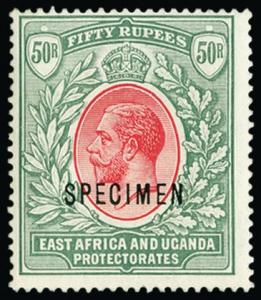 KUT 1912 (SPECIMEN) SG61s