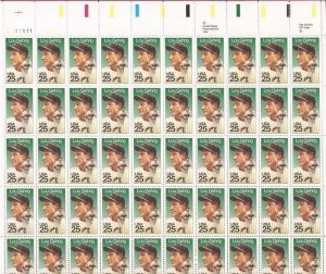 US Stamp - 1989 Baseball Lou Gehrig - 50 Stamp Sheet - Scott #2417