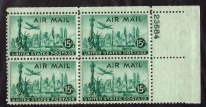 C35 Mint,OG,NH... Plate Block of 4