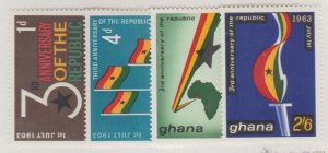 Ghana Scott #143-146 Stamp - Mint NH Set